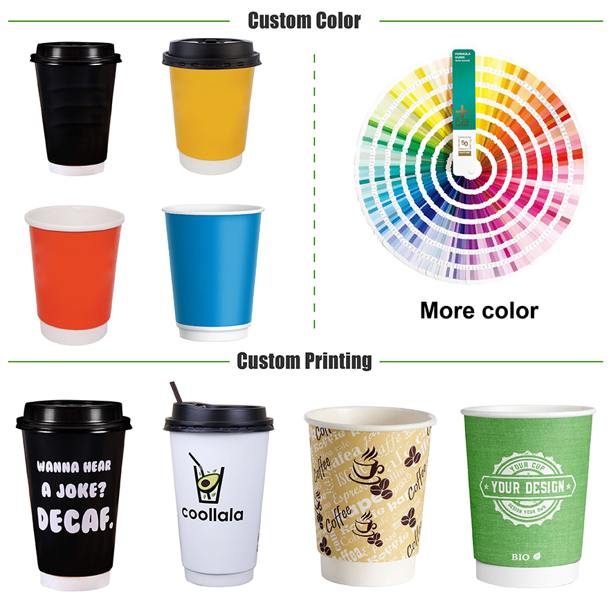 Что -то о бумажной чашке CMYK Colors